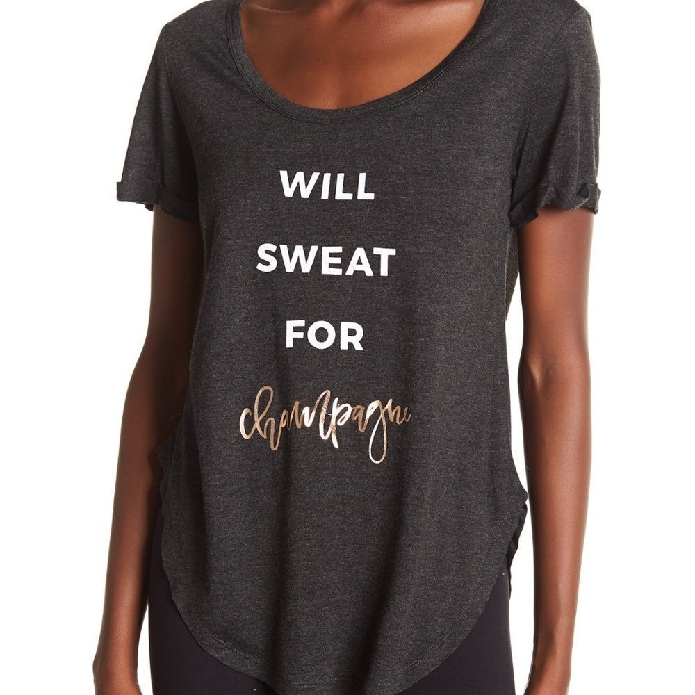 Betsey Johnsonย Sweat for Champagne Size Small Gray